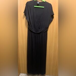 Agnes & Dora black scoop neck dress XL